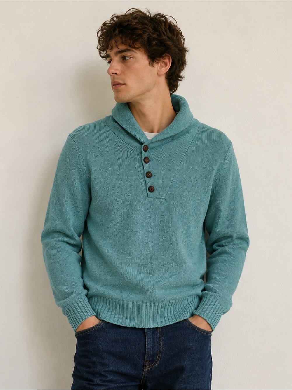 Pendleton wool/cotton blend sweater medium
